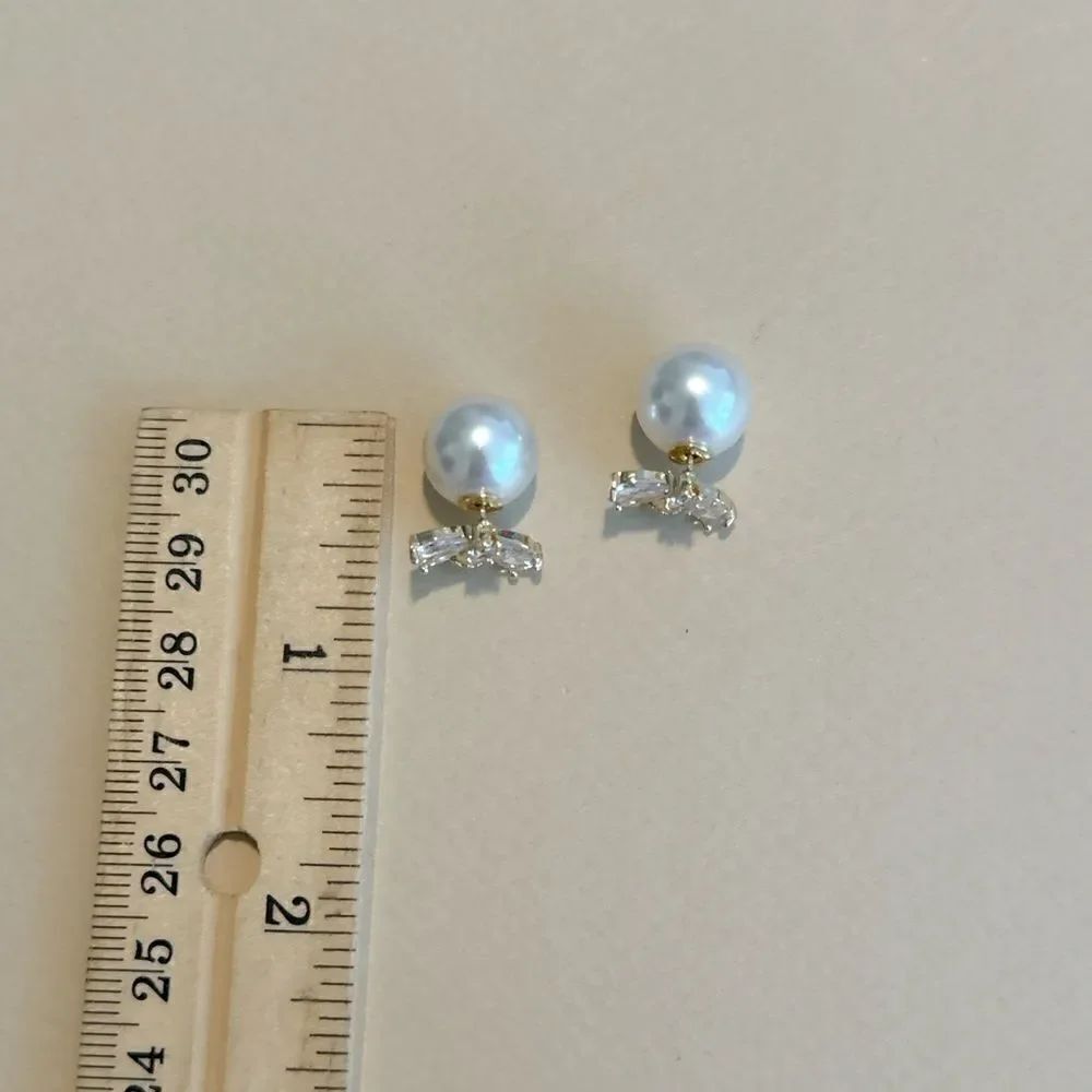 Bees earrings M1011 - Picture 3 of 3